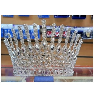 Wedding Crowns, Tiaras and crowns For Bride, Royal Hair Accessories For bride, silver crystals headpieces, Tiara