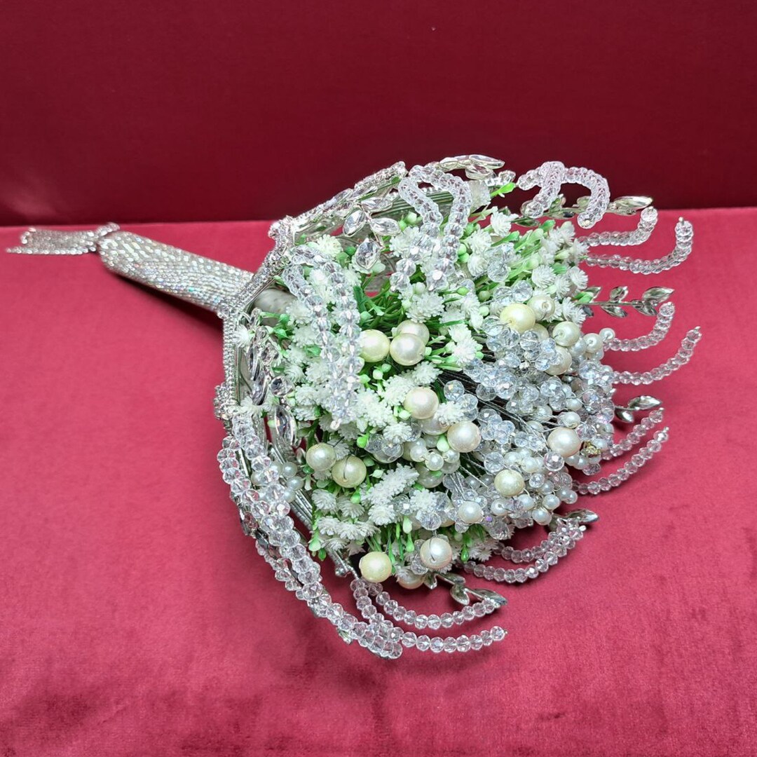 Flowers Bouquet Holder, Flower Bouquets Holder, Crystal Bouquets for Women, Bridesmaids Girls