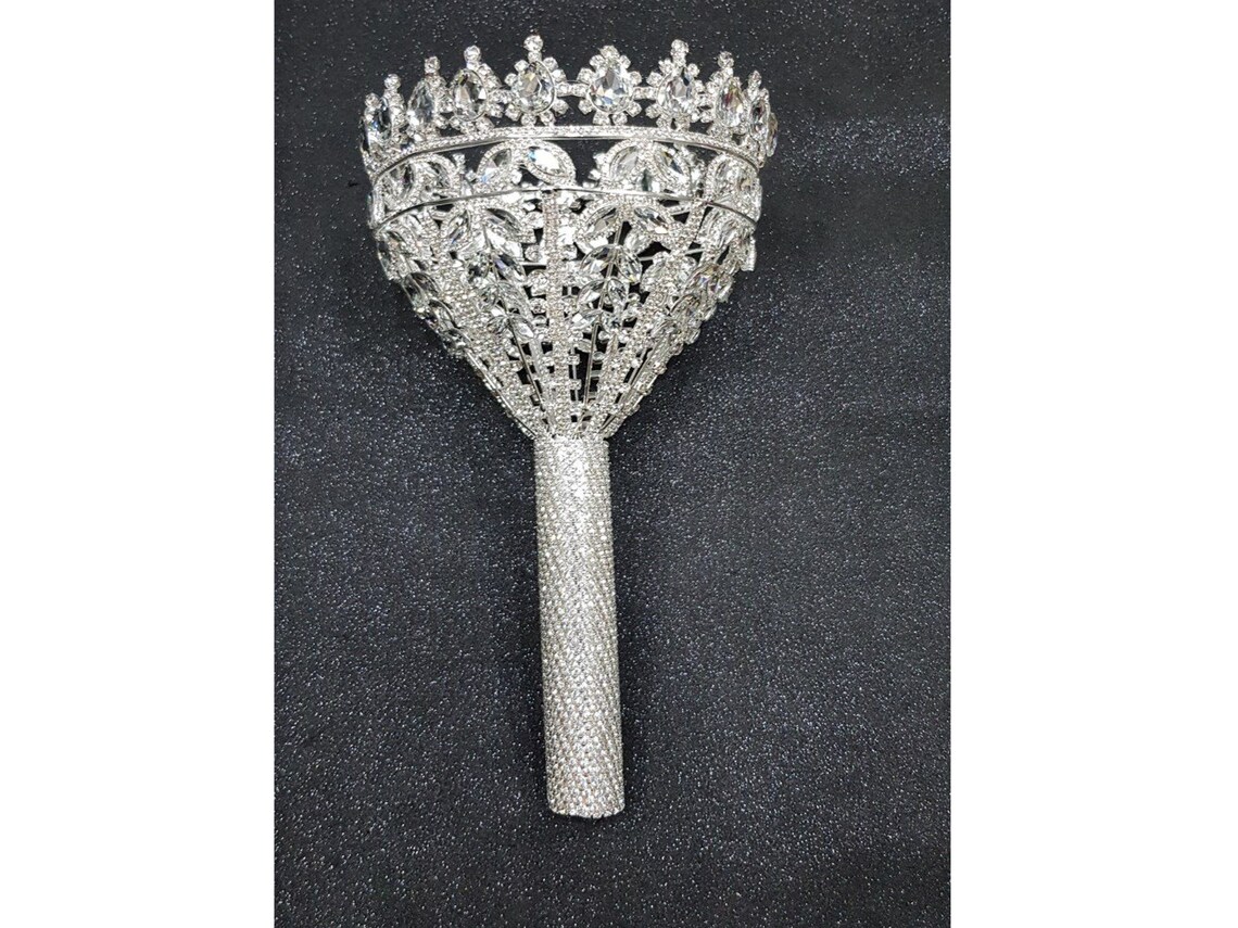 Bouquet Holders Gold Bouquets Holder Crystals Holder for Etsy