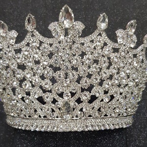Women Tiaras, Queen Crowns for bride, Bridal Tiaras Crowns, Wedding Hair Accessories, rose gold Crown, Women Accessories, queen crowns image 3
