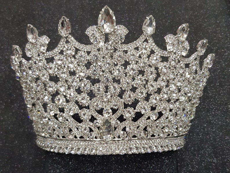 Women Tiaras, Queen Crowns for bride, Bridal Tiaras Crowns, Wedding Hair Accessories, rose gold Crown, Women Accessories, queen crowns image 3