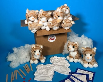 Cat plush 10 with t shirt - Make your own plush cats - ParTPets