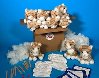 Cat plush 10 with t-shirts- Make your plush cats - ParTPets
