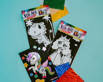 Foil Art Kits 10 pack kids crafts