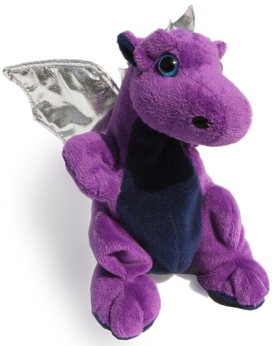 purple dragon stuffed animal