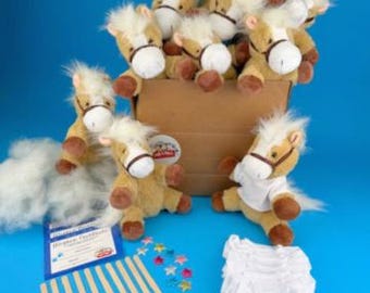 Plush Horses Adopt & Stuff Kit – 10 Pack With t-shirt - ParTPets®