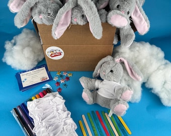Bunny Plush Making 10 pack with T-shirts- Par-T-Pets