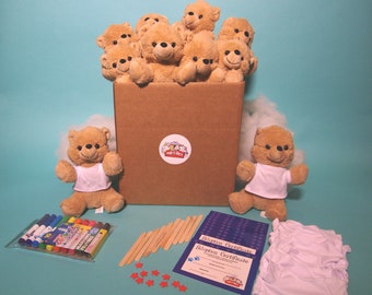 Teddy Bear with t shirt 10 deluxe pack - Make your own Teddy Bears - ParTPets