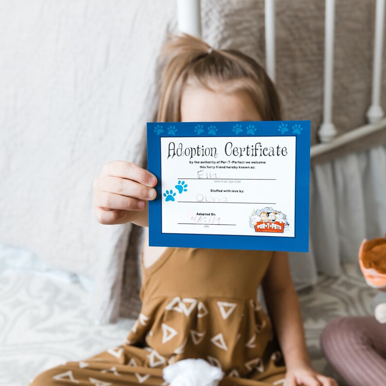 adoption certificate for flying pig