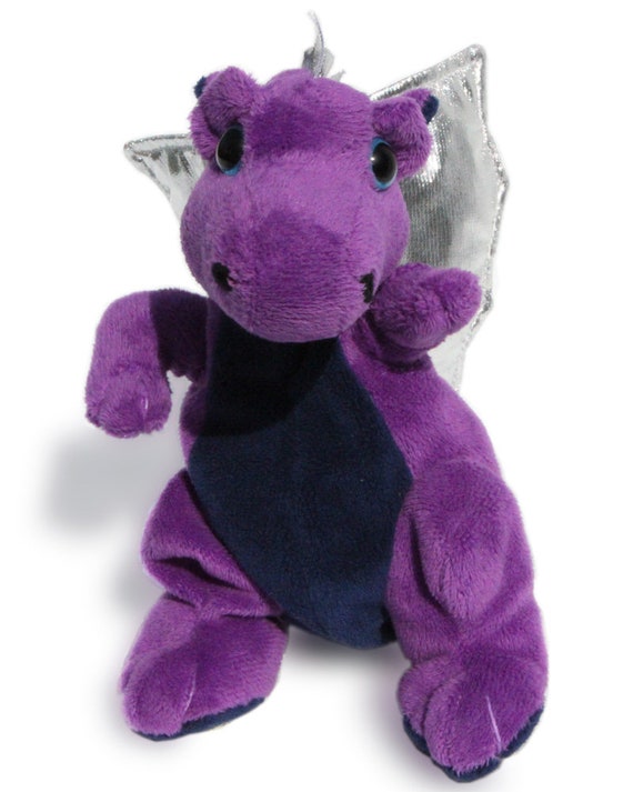purple stuffed dragon