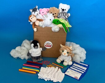 Teddy Bear Making Mix & Match 10 pack deluxe kits with  T-Shirts - ParTPets