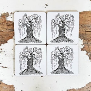 Set of 4 Tree of Life Coasters