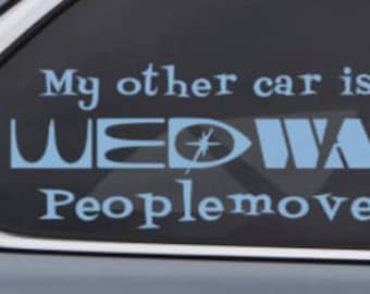 WEDway PeopleMover - Disney World and Disneyland Inspired Custom Vinyl Decal