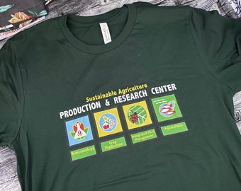 Living with the Land - Sustainable Agriculture - Unisex Tshirt -Inspired by Disney Epcot Agricultural Research Center Greenhouse - Up to 4XL