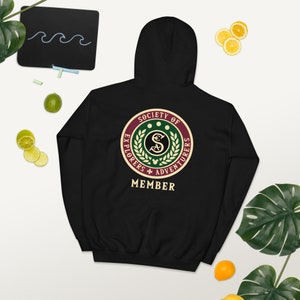 Society of Explorers and Adventurers - SEA Member - Unisex Hoodie - v.2 -Inspired by Disney World & Disneyland - Adventureland -Sizes to 5XL