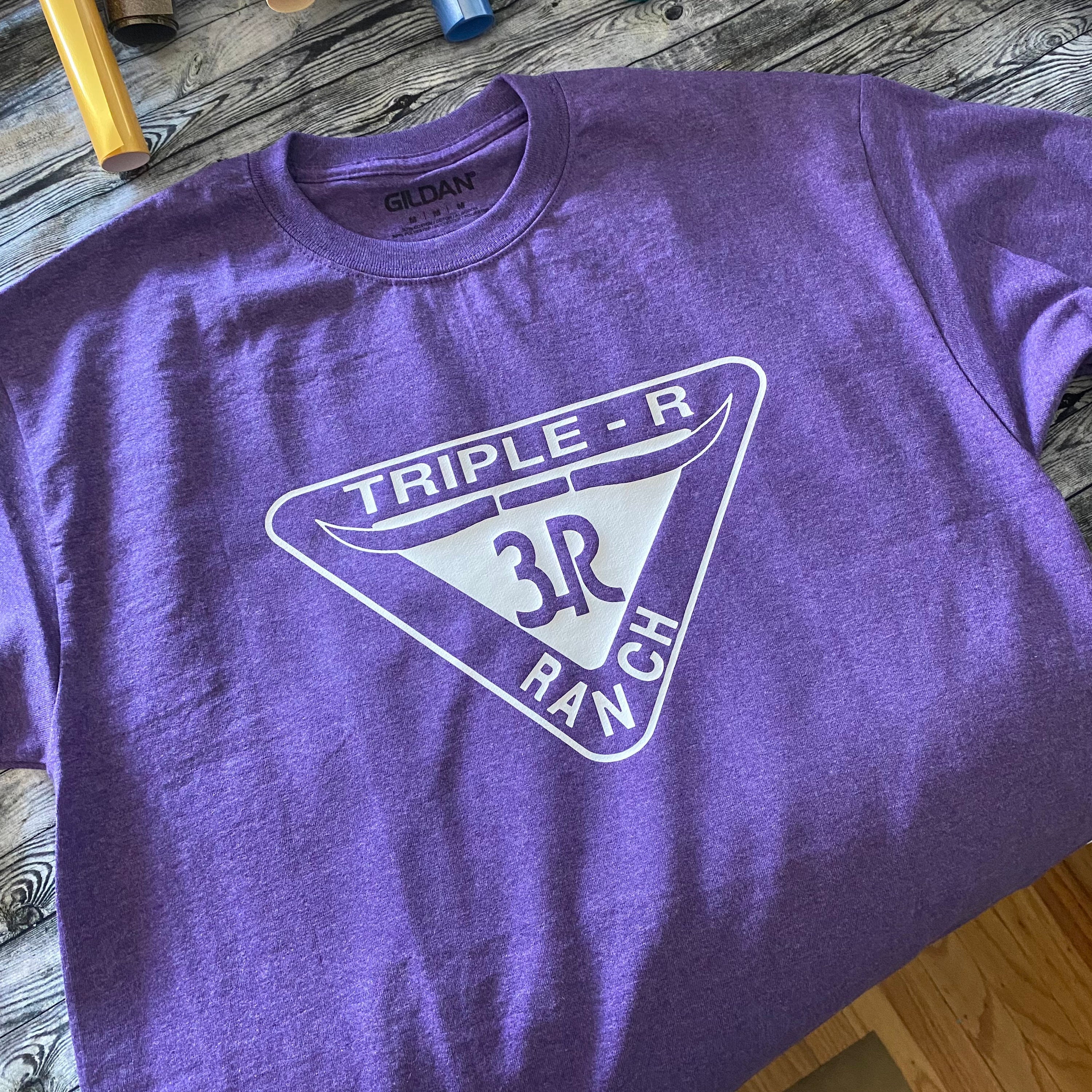 UNISEX Triple R Ranch Retro Design Crew 