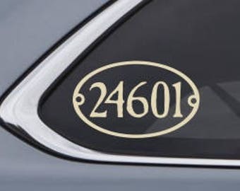 Calcomanía para coche de la marca Jean Valjean, Prisionero 24601, inspirada en el musical Los Miserables. Calcomanía de vinilo personalizada.