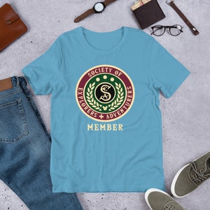 Society of Explorers and Adventurers - SEA Member - Unisex Shirt Tshirt -Inspired by Disney World & Disneyland - Adventureland -Sizes to 4XL