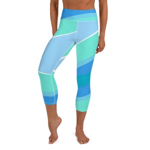Zahnpasta Fotowand - Yoga Capri Leggings - All-Over Print - Inspiriert von Disney World Epcot Center - XS bis XL