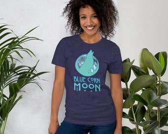 Pocahontas Casual Princess Loungewear - Unisex Shirt Tshirt - Blue Corn Moon Lounge Wear - Inspired by Disney Ralph 2 - Sizes up to 4XL