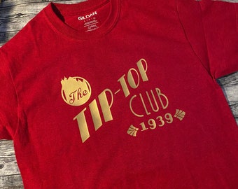 UNISEX Tip Top Club Disney World Tower of Terror Inspired Tshirt Crew Neck Shirt - Many Size & Color Options Available