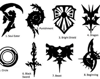 Genso Suikoden Rune Decal 21 Designs Available Inspired by Game Suikoden II  2 Custom Vinyl Decal - Etsy