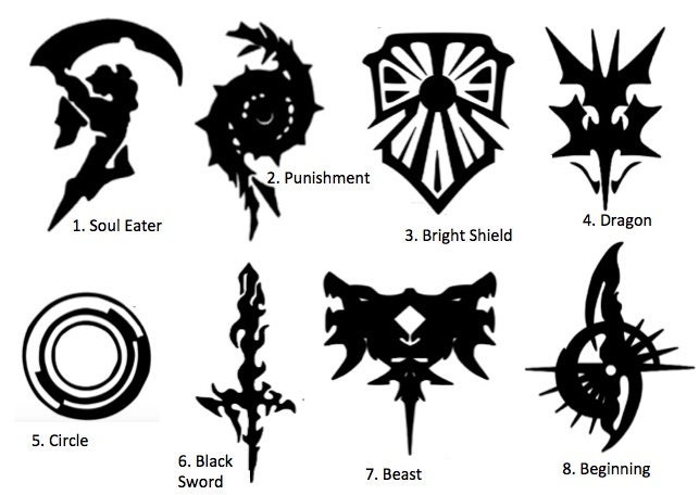Genso Suikoden Rune Decal 21 Designs Available Inspired by - Etsy