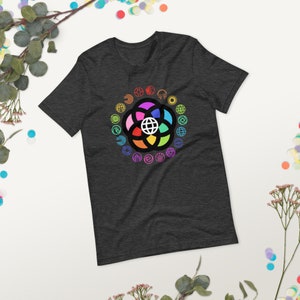 Now and Then - Vintage Retro Rainbow Pavilion Logos -Unisex Shirt Tshirt -Inspired by Disney World & Disneyland - Epcot Center -Sizes to 4XL