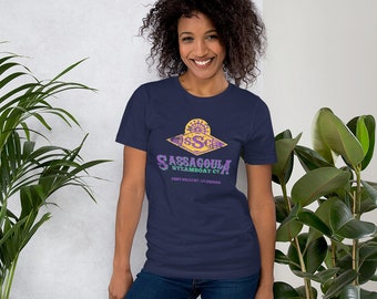 Sassagoula Steamboat Company - Unisex Shirt Tshirt - Inspired by Disney World Disneyland - Mardi Gras Colors - Port Orleans - Sizes to 2XL