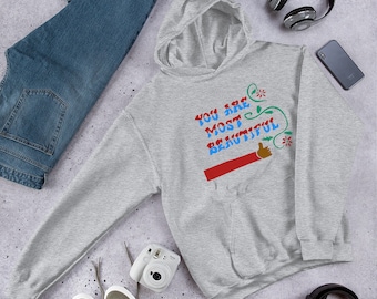 Eres la más hermosa Arte mural de Animal Kingdom Park Sudadera