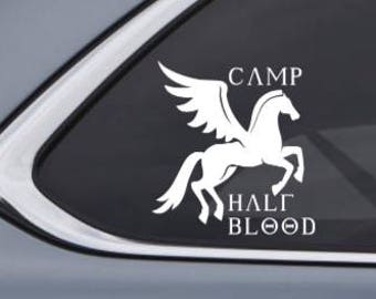 Camp Half Blood Car Decal Sticker - Inspired by Percy Jackson and the Olympians Custom Vinyl Decal