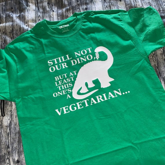 Dino Vegetarian Dinosaur Crew Neck 
