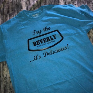UNISEX Try the Beverly, it&#39;s delicious - Italy Italian Soda Disney World Epcot Food & Wine Festival Inspired Crew Neck Shirt - Many Colors