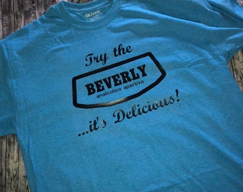 UNISEX Try the Beverly, it's delicious - Italy Italian Soda Disney World Epcot Food & Wine Festival Inspired Crew Neck Shirt - Many Colors