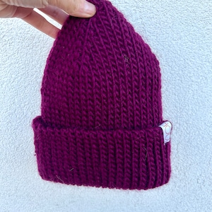 Cappello beanie a uncinetto schema ITALIANO-ENG cappello simile al lavoro a maglia PDF Digital schema cappello uncinetto cappello lana immagine 4