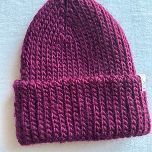 Cappello beanie a uncinetto schema ITALIANO-ENG cappello simile al lavoro a maglia PDF Digital schema cappello uncinetto cappello lana immagine 2