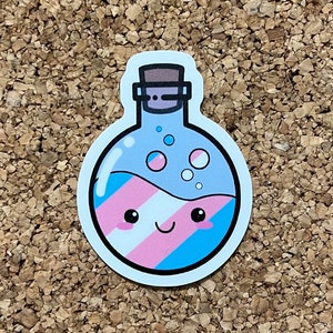 Transgender Pride Potion Kawaii Sticker - LGBTQ+ Trans Pride