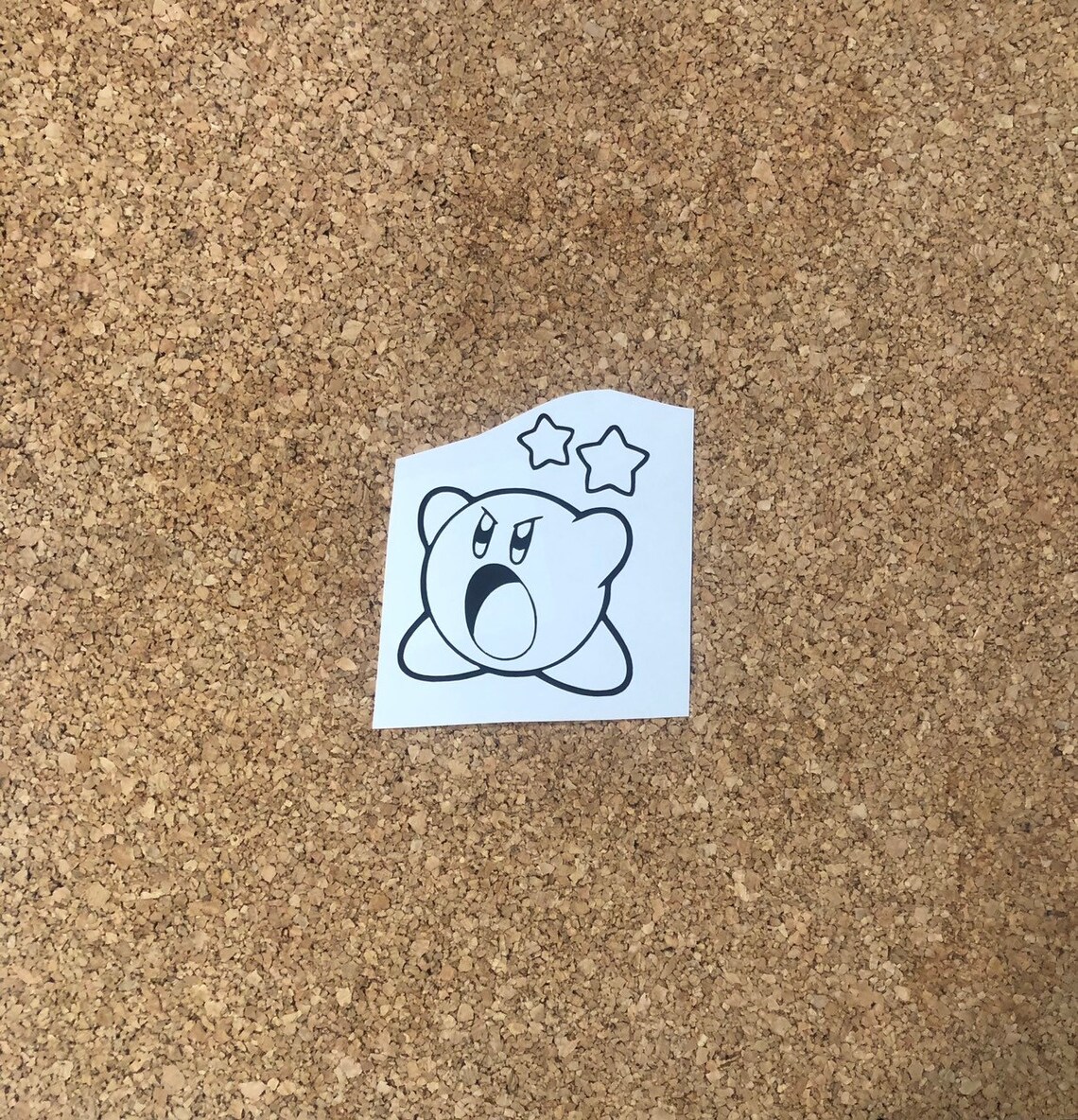 Kirby Decal Kirby Sticker Kirby Nintendo Vinyl Decal Etsy