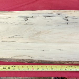 Spalted Soft Maple Live Edge Board
