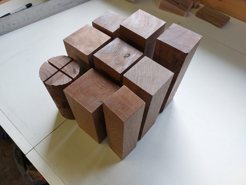 Black Walnut Turning Squares Etsy