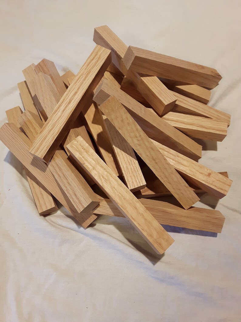 Red Oak Pen Blanks