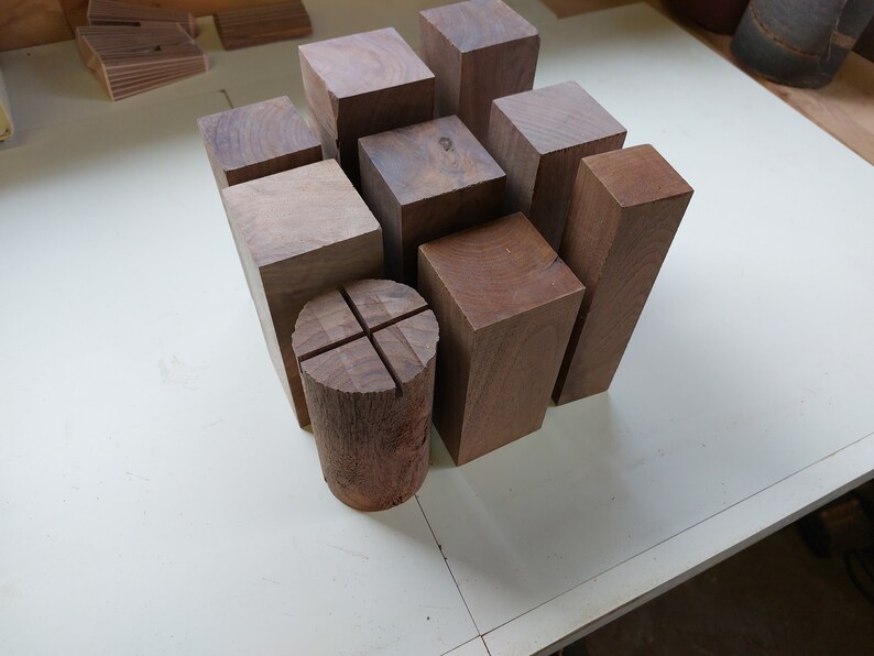 Black Walnut Turning Squares Etsy
