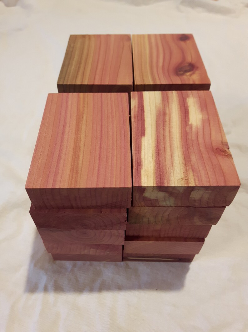 Aromatic Cedar Blocks Etsy