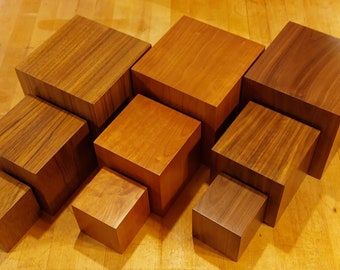 Contemporary Wood Display Stand/Urn