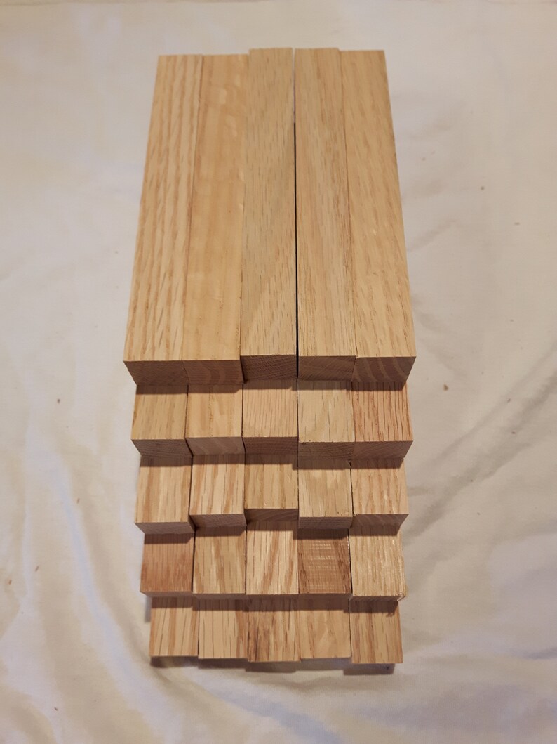 Red Oak Pen Blanks