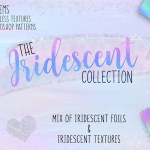 Iridescent Textures: Seamless Digital Paper & Photoshop Patterns (Digital Download)