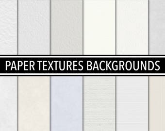 Paper Textures Backgrounds Digital Papers + BONUS Photoshop Pattern Files, Seamless, Textures, Backgrounds, Personal & Commercial Use