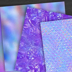 Iridescent Textures, Holographic, Shimmer, Digital Papers, Backgrounds, Sublimation, Scrapbooking, Clipart, Personal and Commercial Use image 5