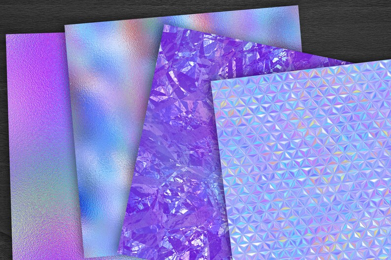 Iridescent Textures, Holographic, Shimmer, Digital Papers, Backgrounds ...