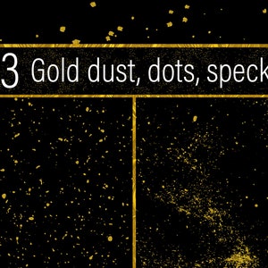 ゴールドダストテクスチャ：シームレスなグリッターオーバーレイ（デジタルペーパー）